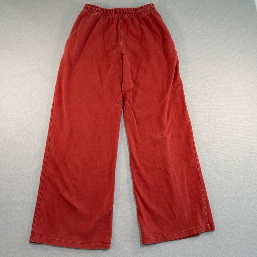 Brandy Melville Anastasia Sweatpants Women One Size Rust Wide Leg Loungewear